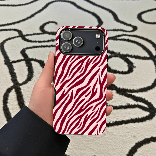 Burgundy Zebra